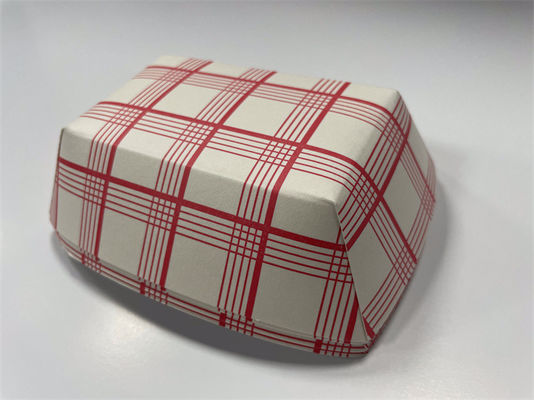 Microwave en vriezer veilig papier voedselbak lekvrije papier hotdogbakken