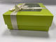 Groene macaron doos met helder deksel aangepaste biologisch afbreekbare macaron verpakking